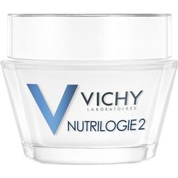 Durchsichtiger Tiegel mit der Aufschrift "Vichy Nutrilogie 2".
